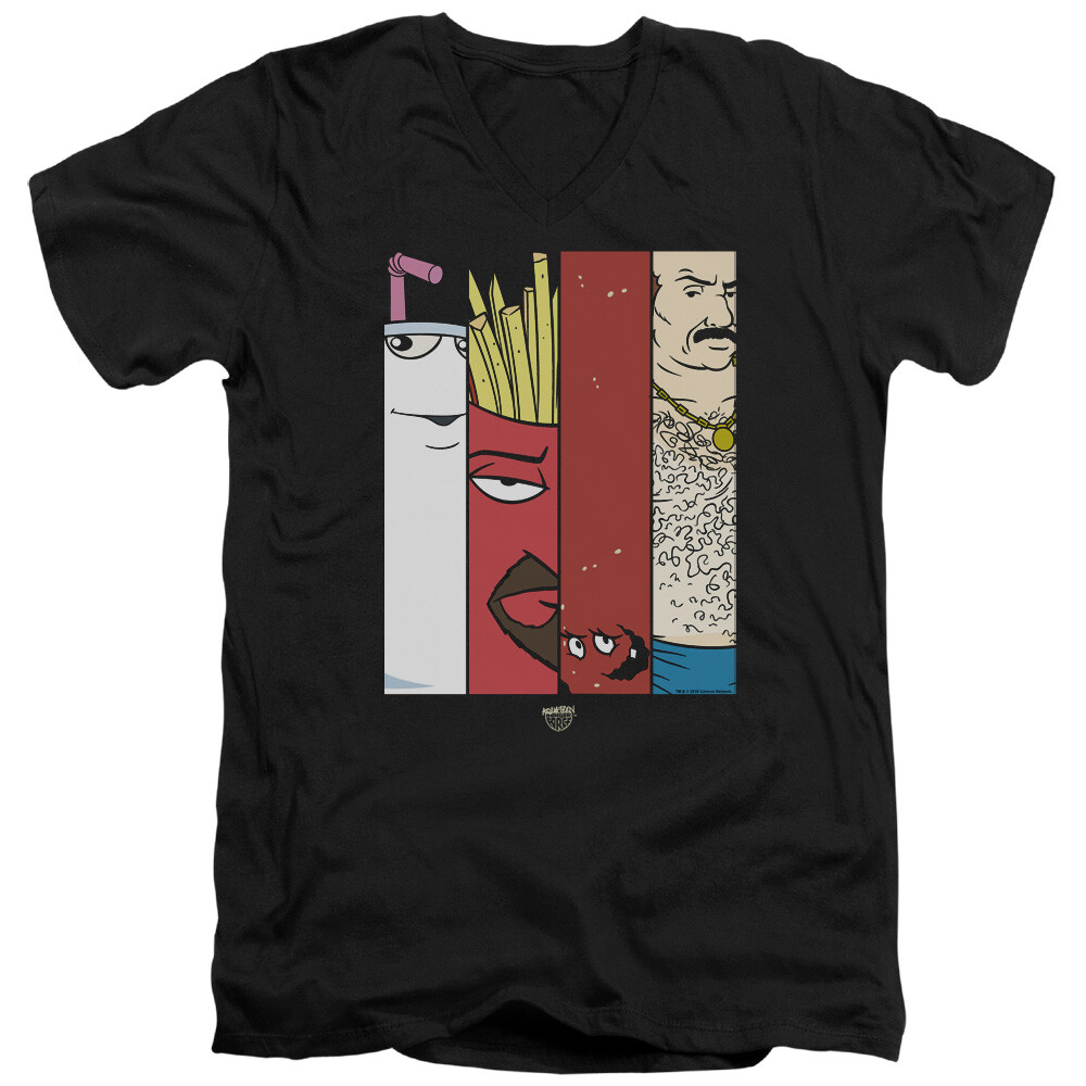 Aqua Teen Hunger Force Group Tiles Licensed Adult T-Shirt