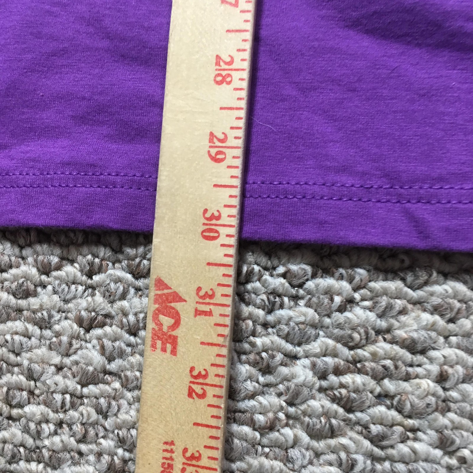 Vintage Russell Athletic Shirt Mens Large Purple Pocket High Cotton Tee USA NOS