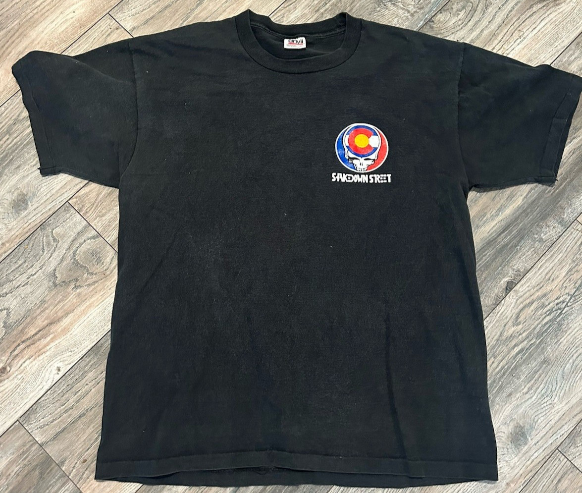Grateful Dead Shakedown Street Vintage Band Tee Anvil Mens XL 90s