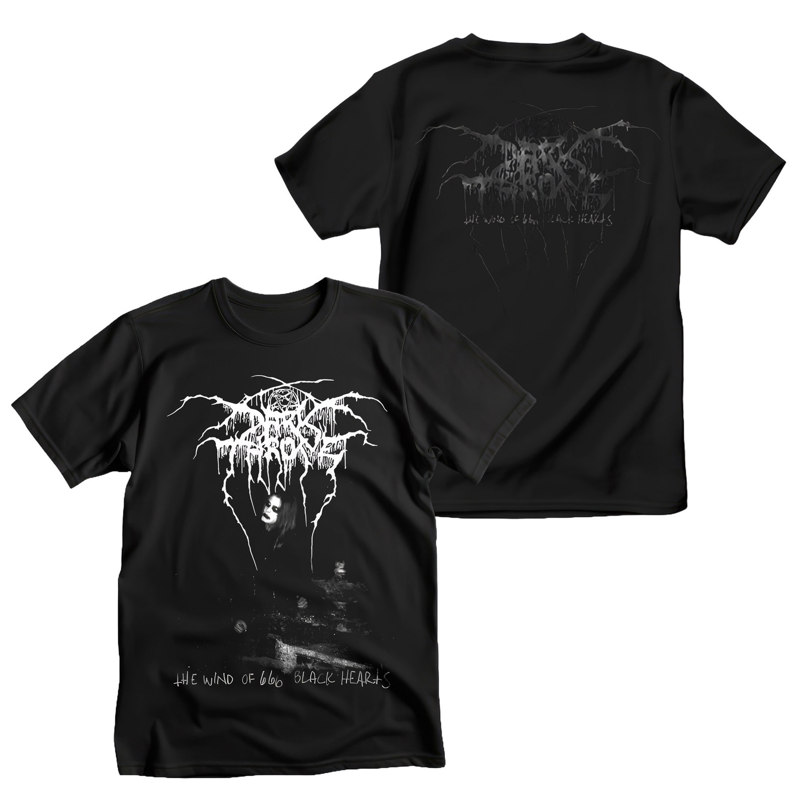 Authentic Darkthrone The Winds of 666 Black Hearts T-Shirt S-2XL NEW