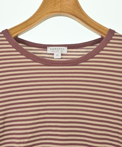 SUNSPEL T-shirts/Cut & Sewns BrownxBeige(Border) XL 2200697414014