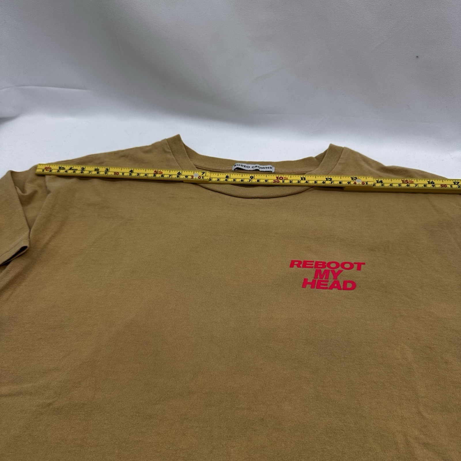 Rodeo Crowns Reboot My Head Graphic T Shirt Japanese Streetwear Harajuku Style