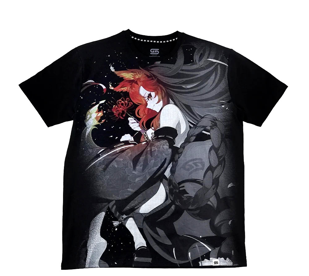 GamerSupps GG Waifu Creator T-Shirt – Smug Alana: Frost and Fire – Size L