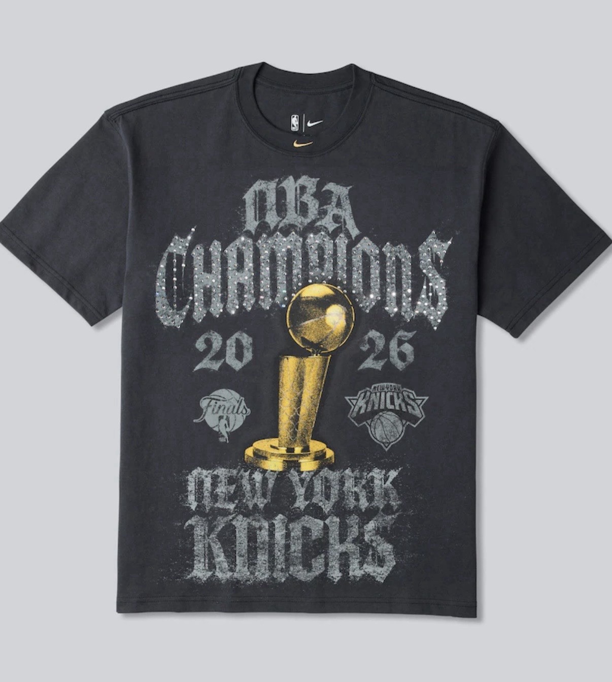 **AUTHENTIC WITH RECEIPT** New York Knicks WORN ON COURT Limited Edition T-Shirt