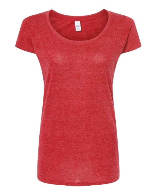 Tultex Women’s Poly-Rich Scoop Neck T-Shirt