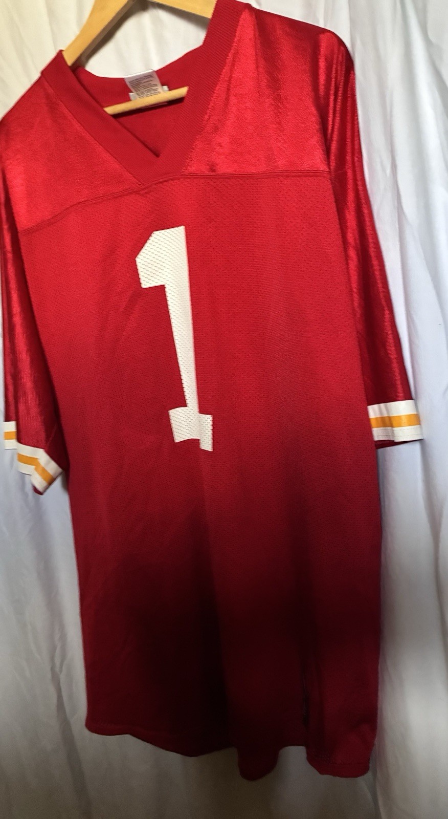 Reebok Zuniga #1 Jersey NFL Authentic Item Replica Men’s XL Red NWOT