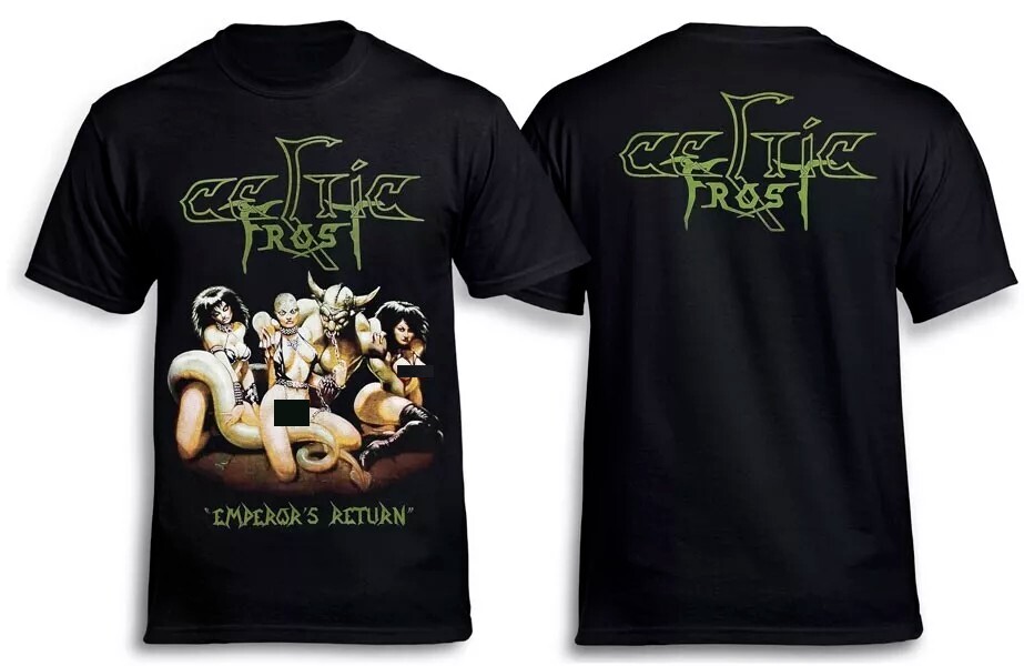 CELTIC FROST Emperor’s Return Unisex Black T Shirt Full Size S-5XL FH295