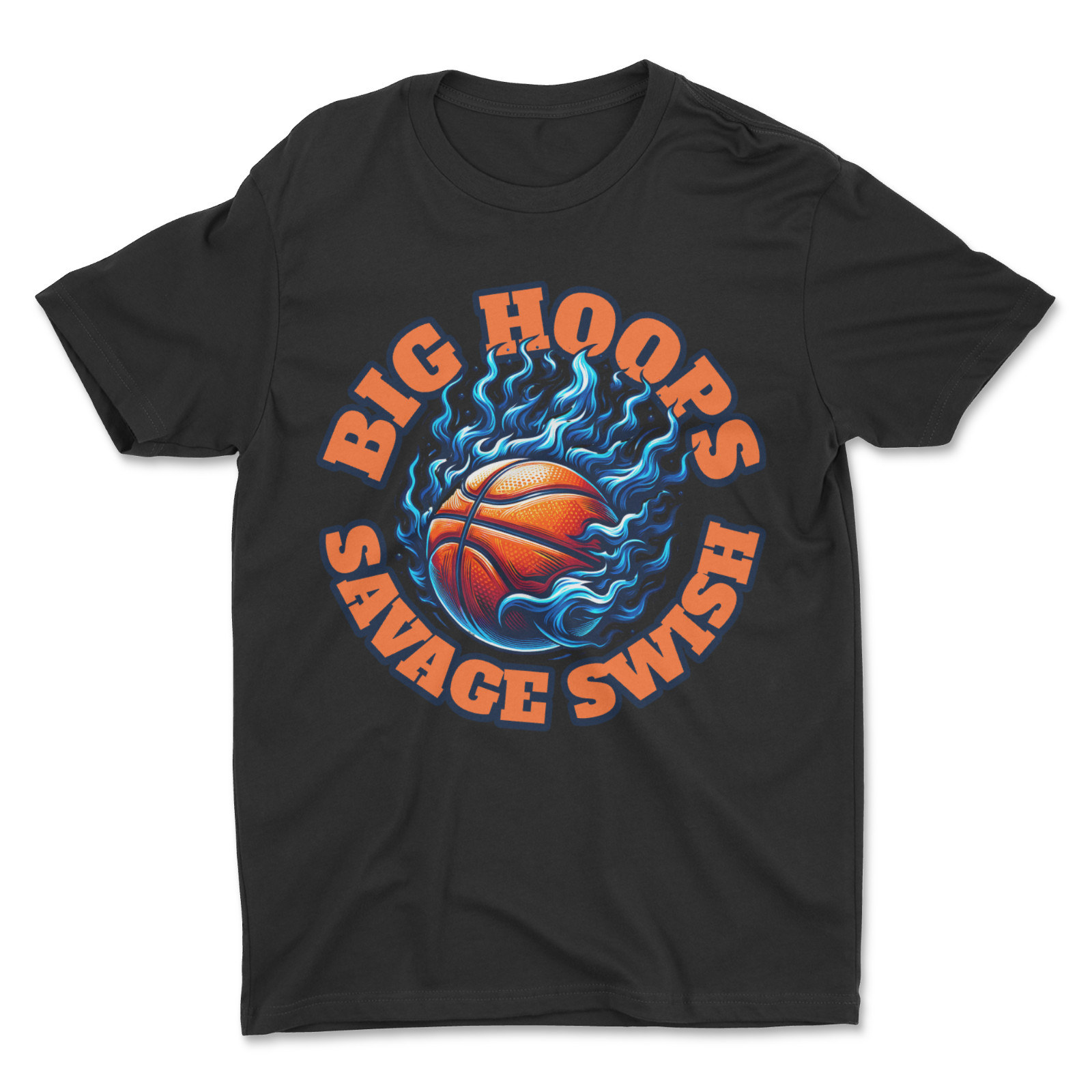 Custom T-Shirt, Big Hoops, Dtf Print On Next Level T-Shirt unisex Soft Cotton
