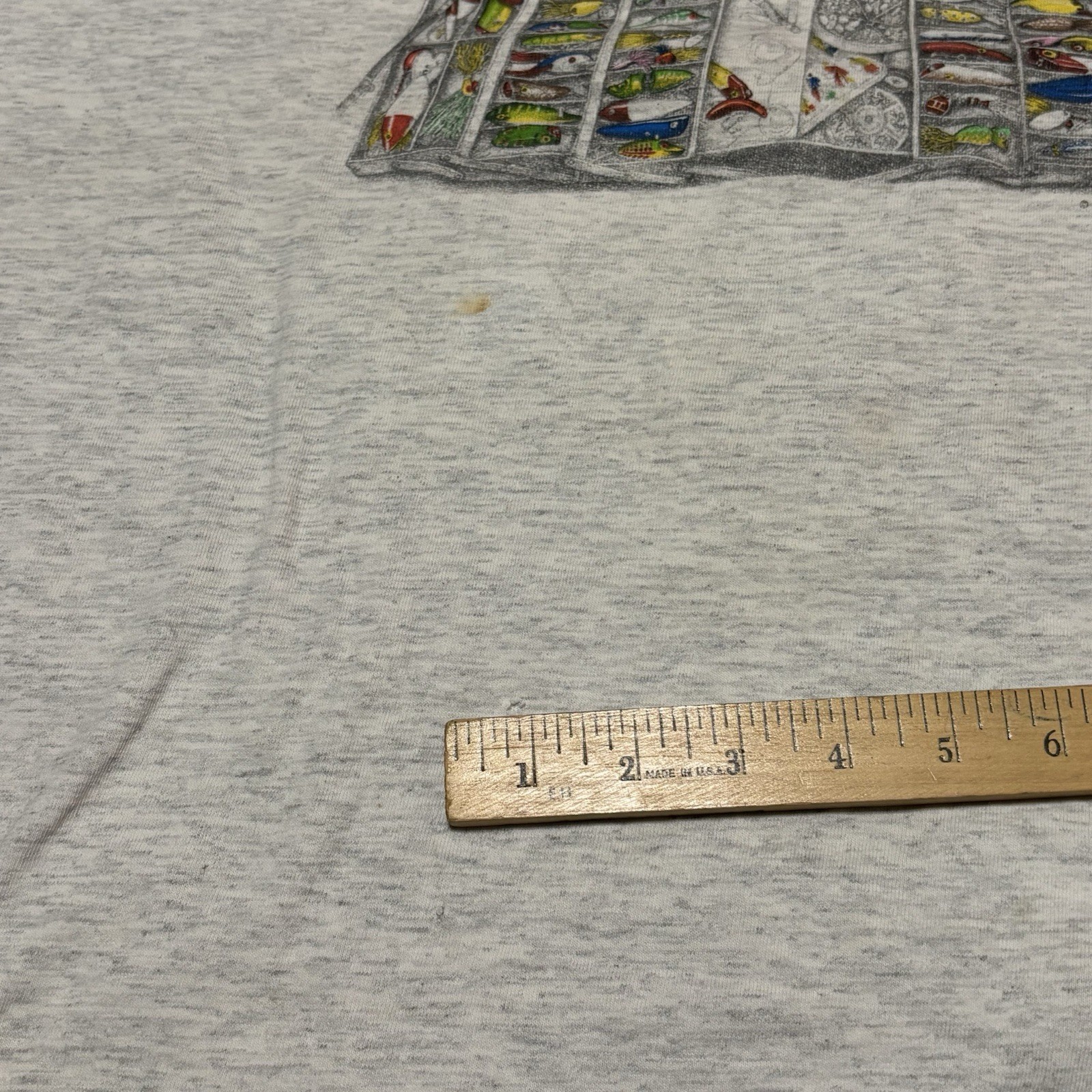 So Many Lures So Little Time Oneita Graphic T Shirt Men’s Size XXL Made In USA