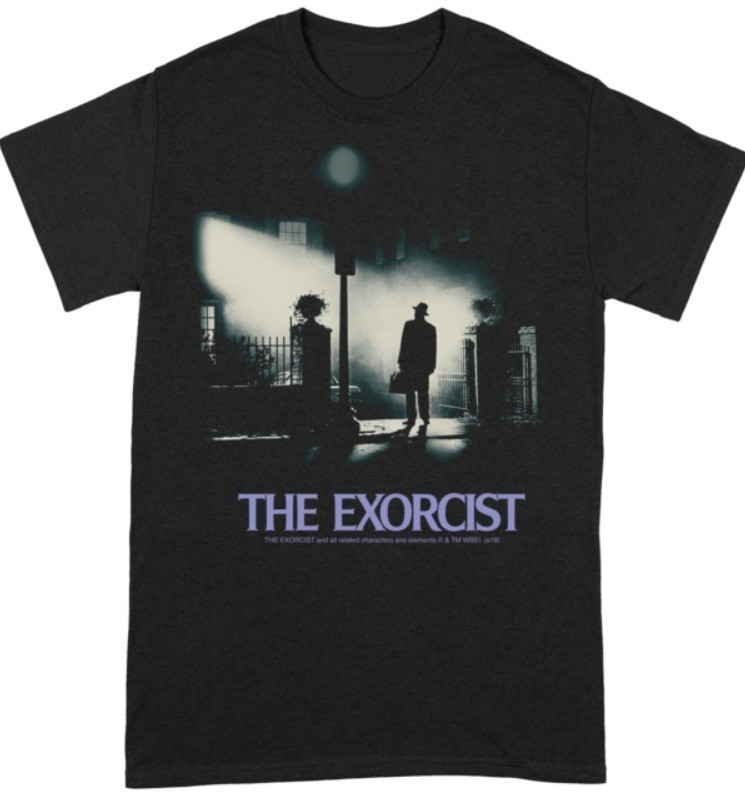 The Exorcist Poster X-Large Black T-Shirt unisex official licensed merchandise