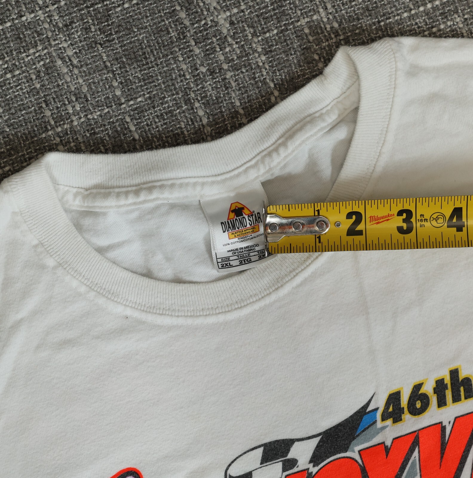 Vintage Diamond Star T-shirt Mens XXL