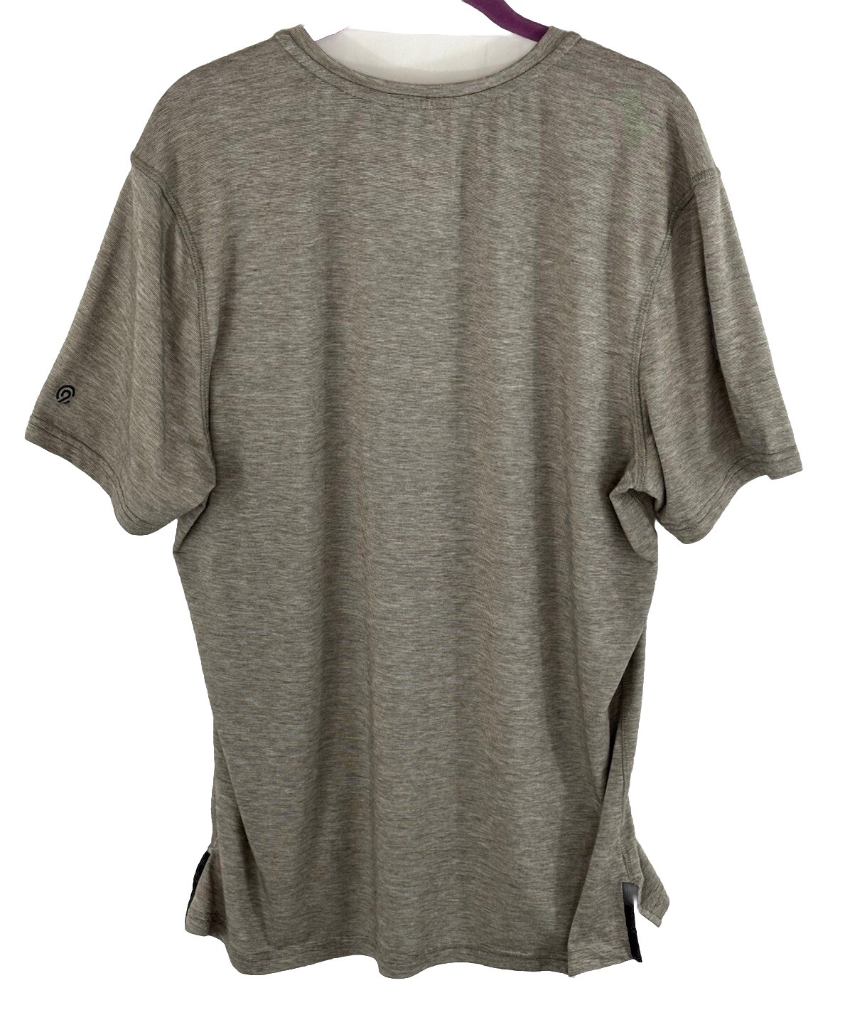 Champion Mens Pullover T Shirt Large Soft Polyester Rayon Spandex Gray READ