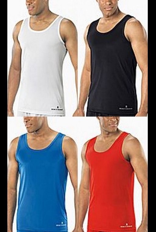 Stacy Adams Tank Tops, A Shirt,90% Polyester 10% Spandex ,machine Washable,New!!