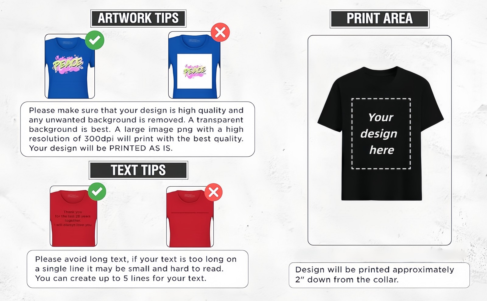 Personalized Custom T-Shirt Print Your Own Photo Logo Customized Cotton Tee
