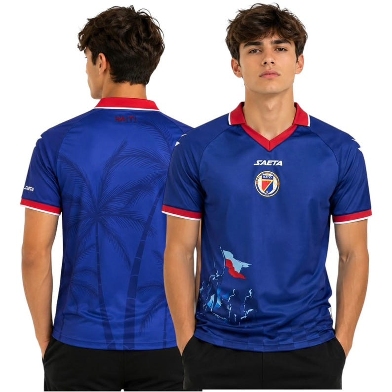 Haiti Football Jersey 2026 World Cup Fan Shirt Blue Soccer Jersey Gift for Him
