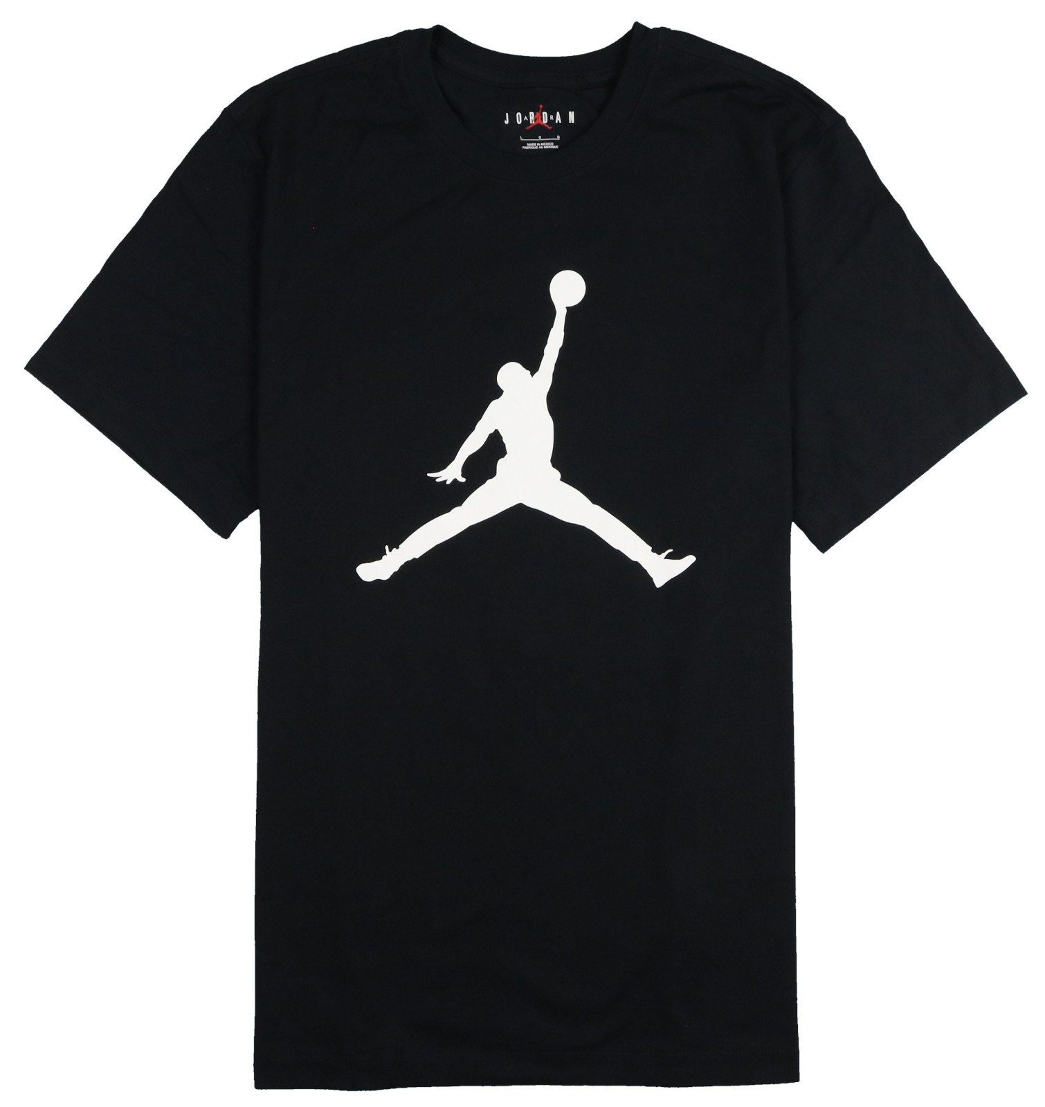 JORDAN Jumpman Logo Shirt sz L Large Black White Bred