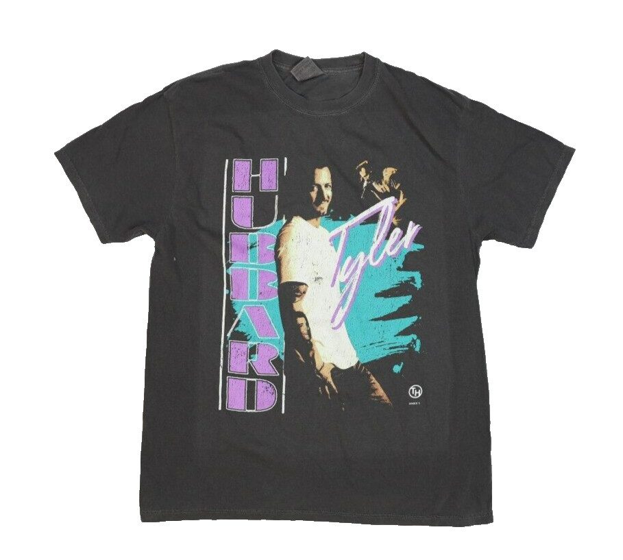 Tyler Hubbard FGL Throwback Charcoal Grey Concert Tee Short Sleeve T-Shirt L