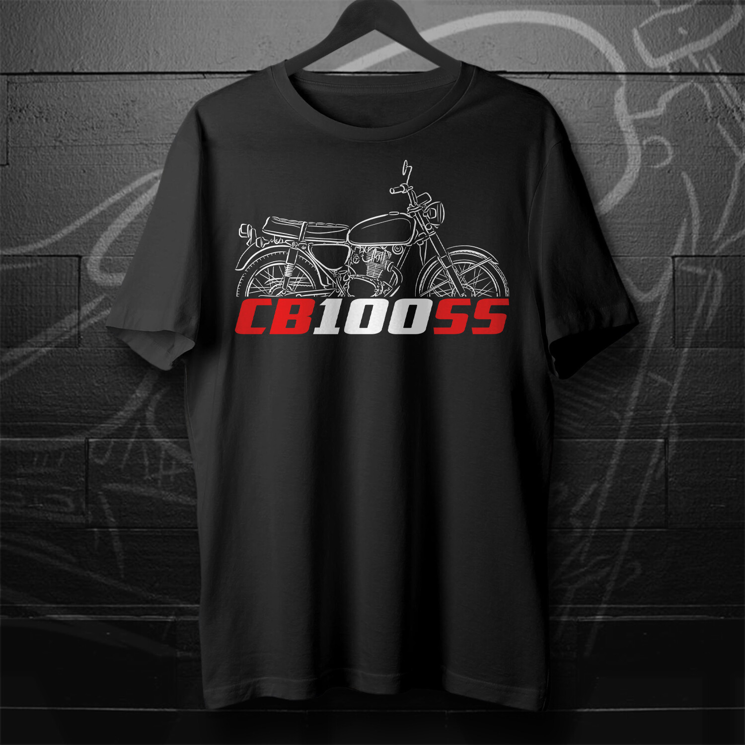 Honda CB100 & CB100N-A & CB100SS 1970-1986 – Motorcycle T-Shirt for Riders