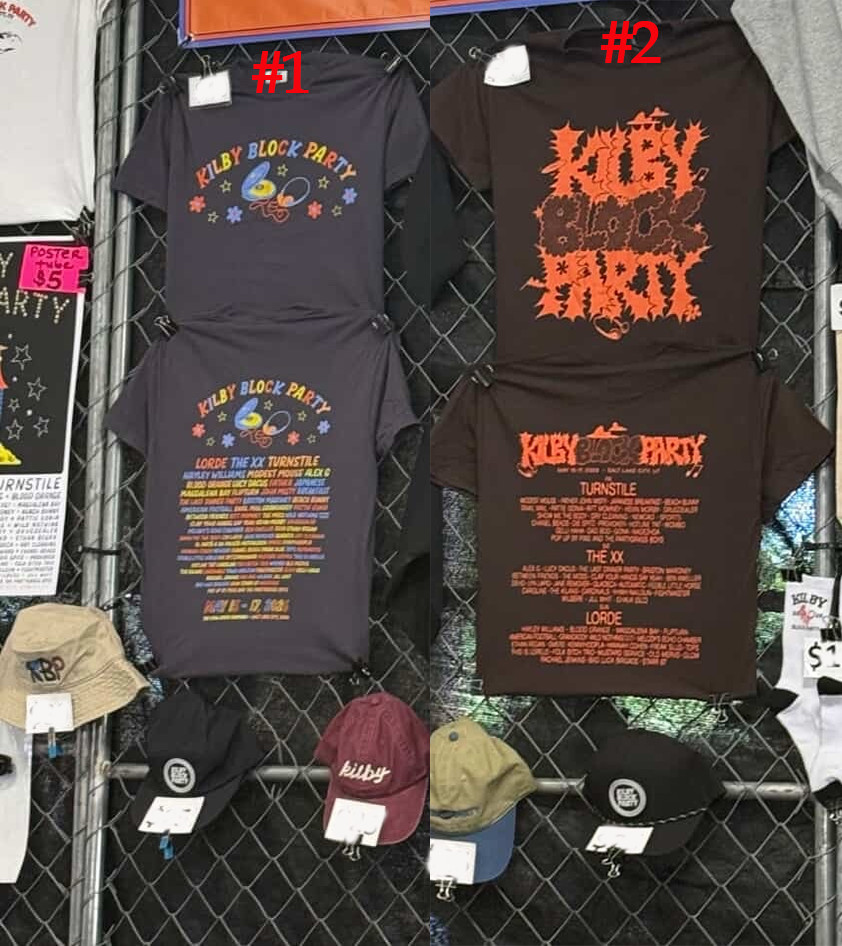 Kilby Block Party 2026 T-Shirt, Music Festival Full Lineup Dates Back, reprint