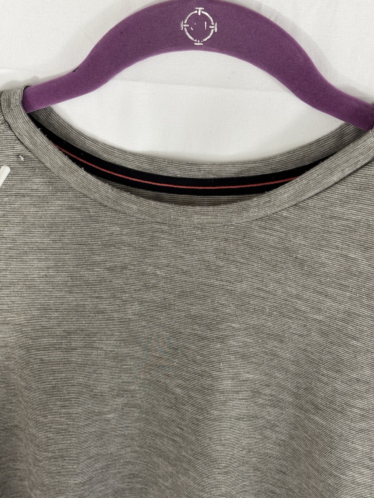 Champion Mens Pullover T Shirt Large Soft Polyester Rayon Spandex Gray READ