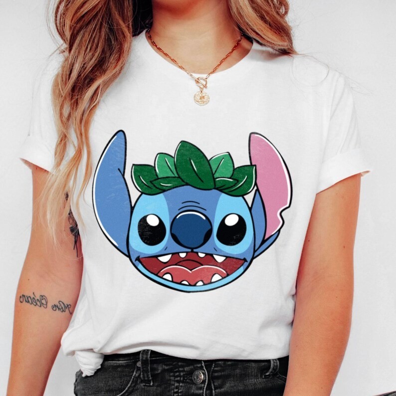Stitch Lilo Big Face Shirt, Retro Stitch Shirt