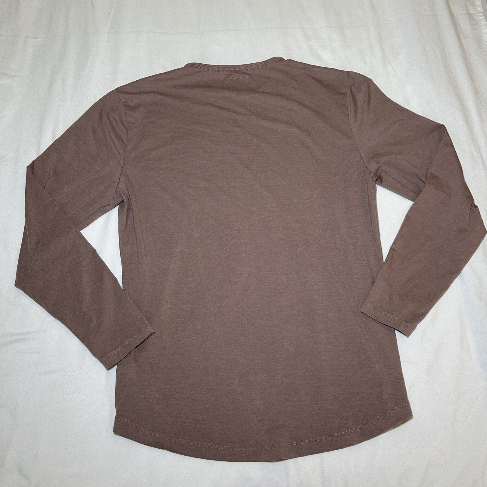 Cuts Mens Long Sleeve Shirt Lot Of 2 Curve-Hem PYCA Pro Size Large White Mauve