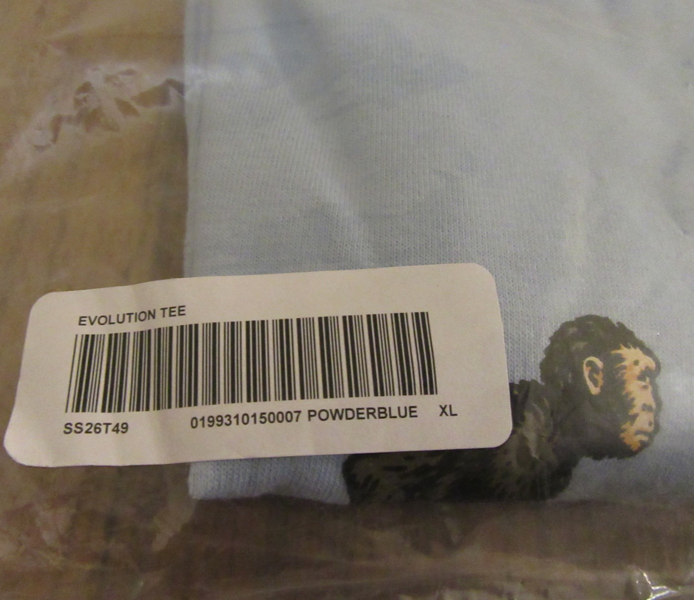 Supreme Evolution Tee T-Shirt Size XL Powder Blue SS26 Brand New 2026 Free S&H