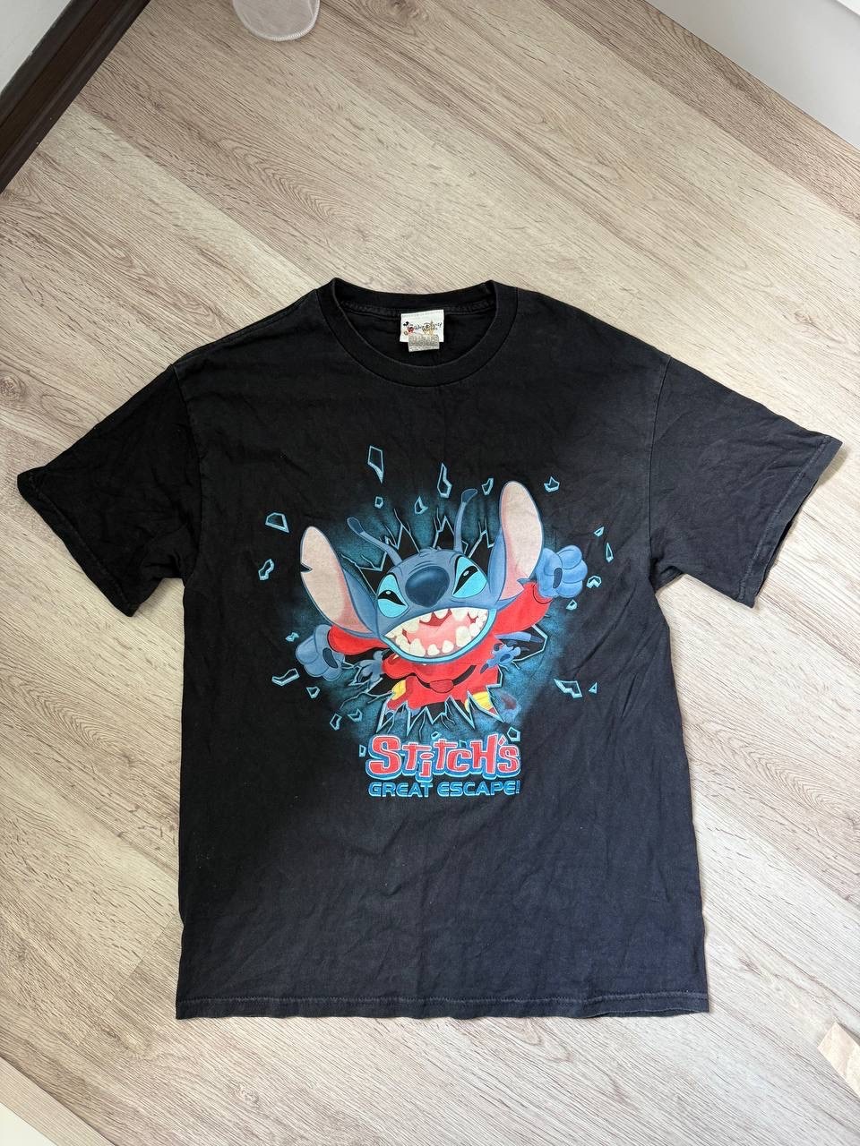 Rare Disney Lilo Stitch Double-Sided Print T-Shirt 00s