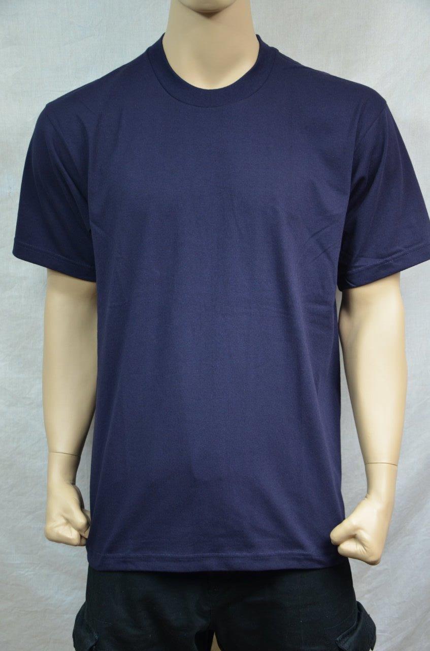 6 NEW PRO5 SUPER HEAVY WEIGHT T-SHIRT NAVY BLUE TEE PLAIN BLANK COTTON S-7XL