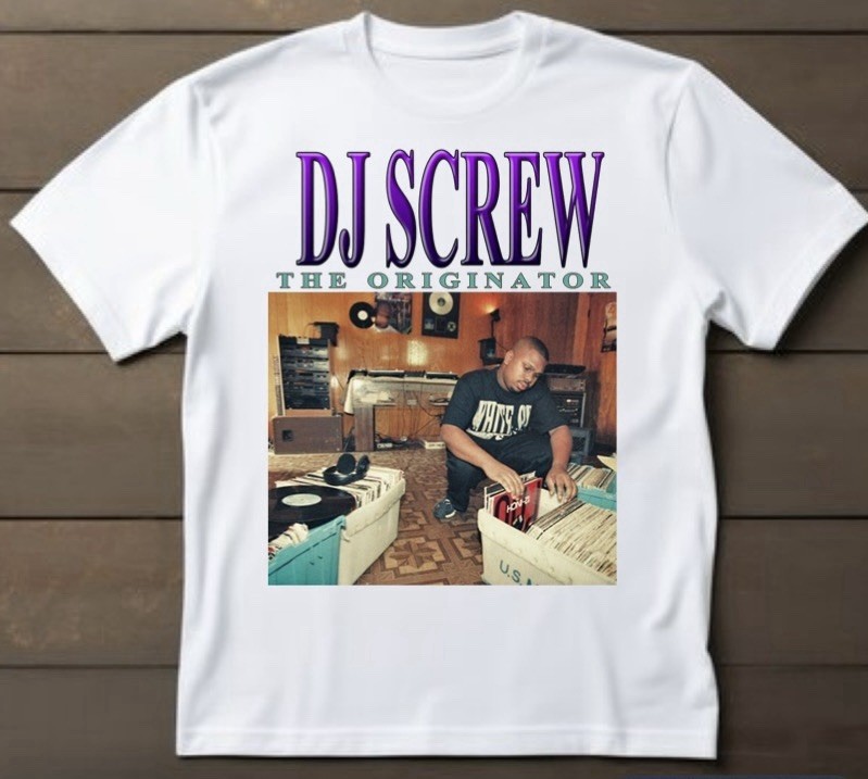 Dj Screw Graphic T Shirt – Size XS S M L XL 2XL