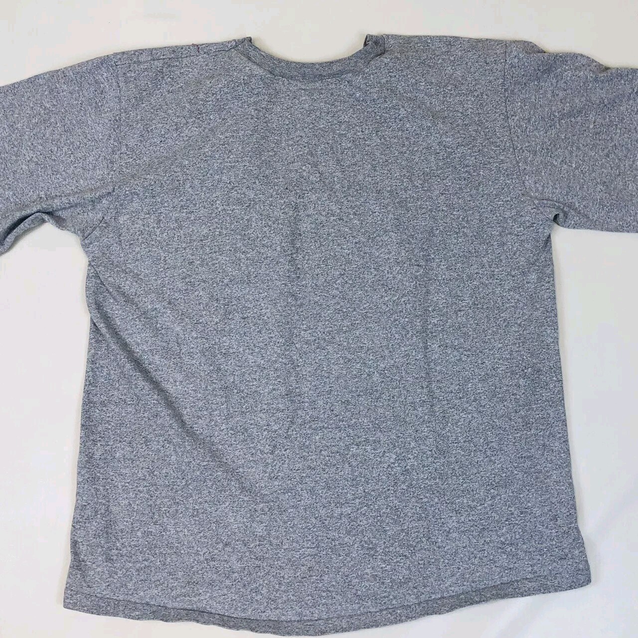 Vintage Williston School Cotton Exchange Embroidered Gray T-Shirt Size XL USA