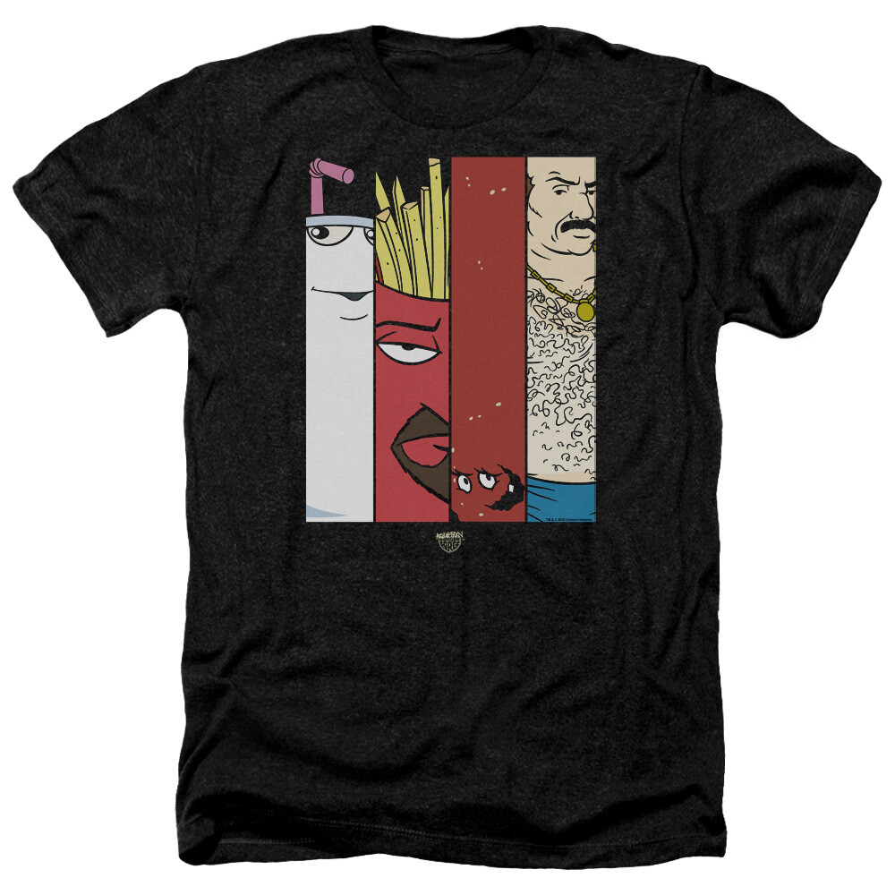 Aqua Teen Hunger Force Group Tiles Licensed Adult T-Shirt