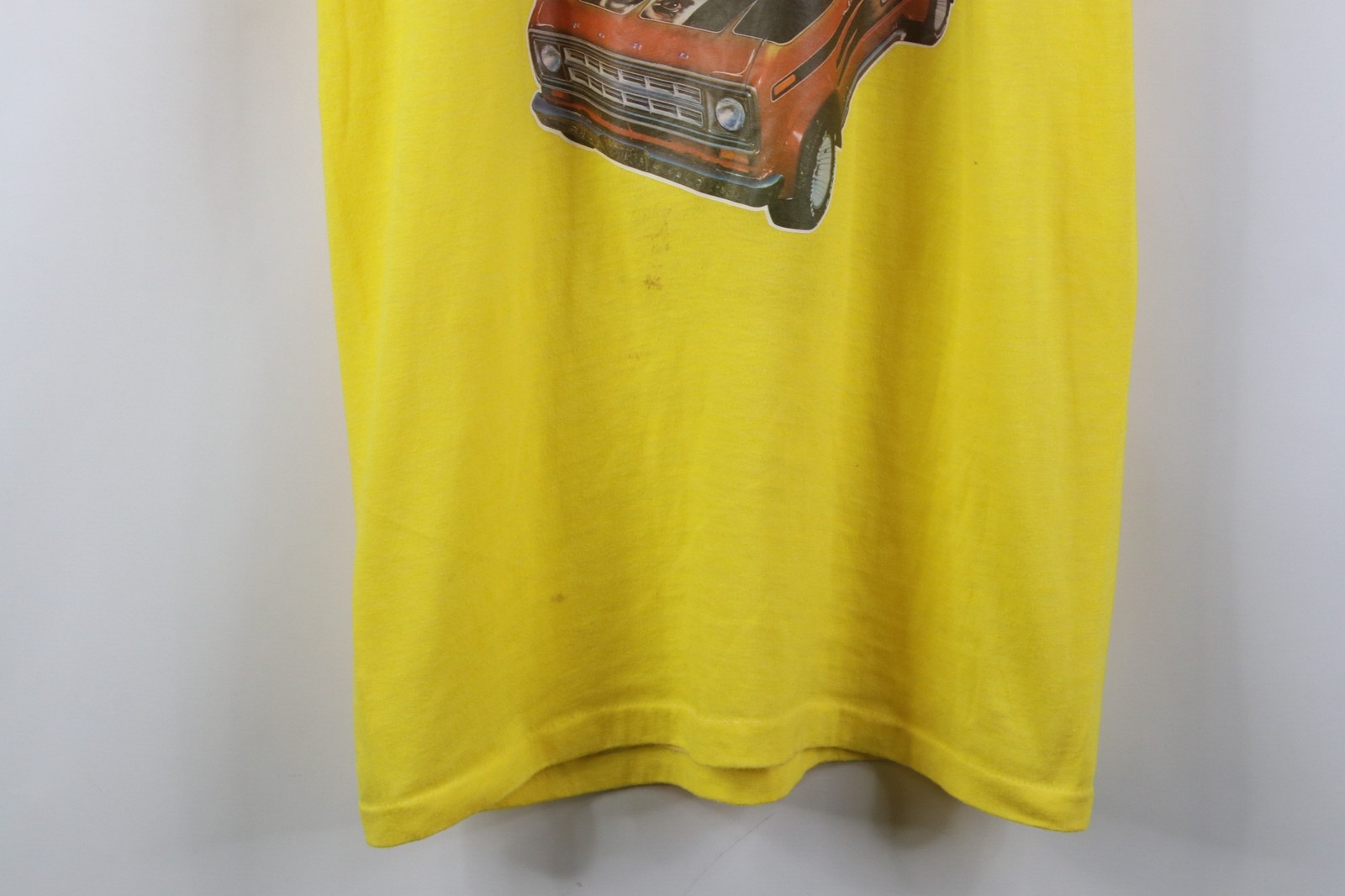 Vintage 70s Mens Medium Ford Motor Co Econoline Van Beach Sunset T-Shirt USA