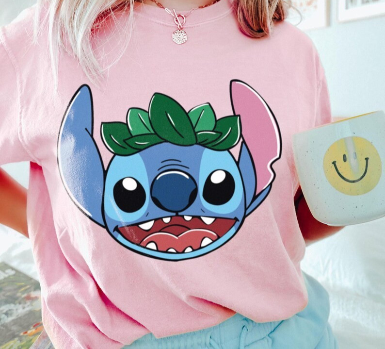 Stitch Lilo Big Face Shirt, Retro Stitch Shirt