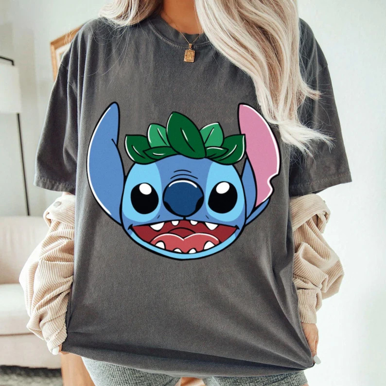 Stitch Lilo Big Face Shirt, Retro Stitch Shirt
