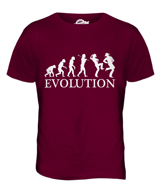 LINE DANCE EVOLUTION DES MENSCHEN HERREN T-SHIRT TEE SHIRT XS S M L XL 2XL 3XL