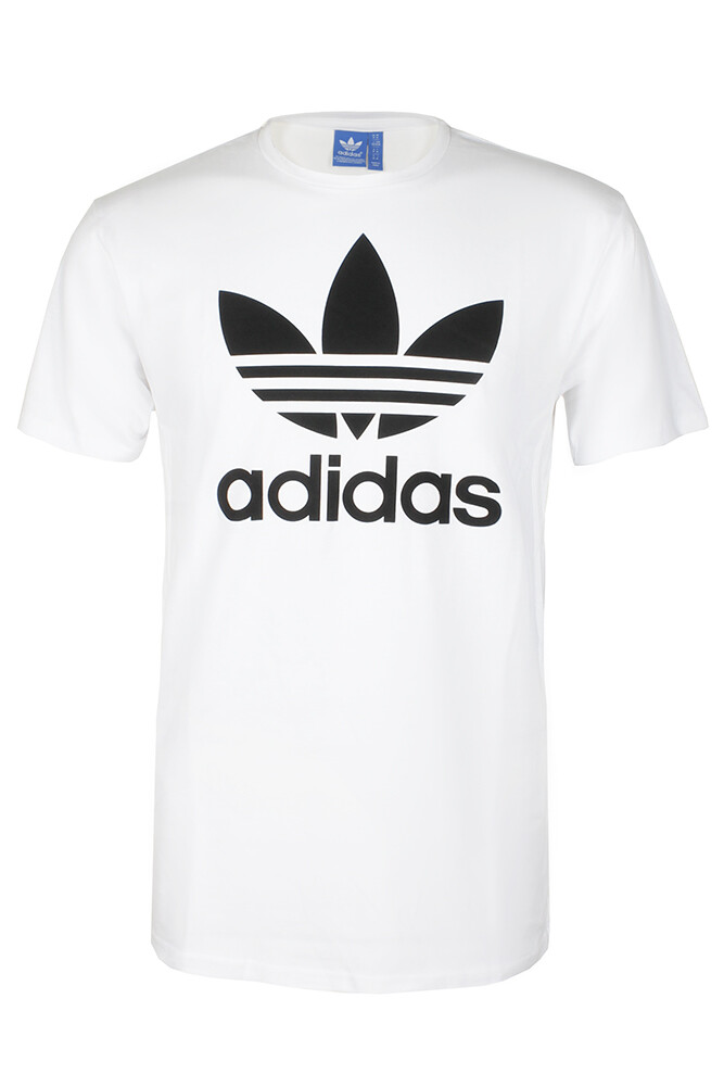 Adidas Men’s T-Shirt Trefoil Logo Design Graphic Classic Short Sleeve Shirt